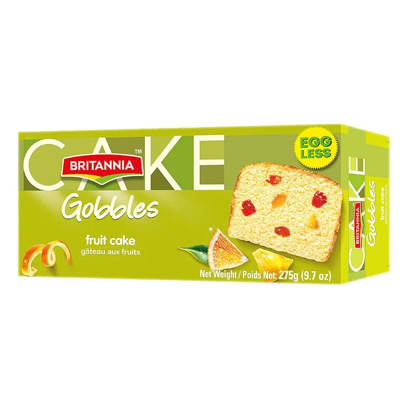 Britannia Britannia Gobbles Fruit Cake 275g (Eggless) 